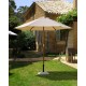 Ombrellone da giardino Syros legno a palo centrale. Diverse misure
